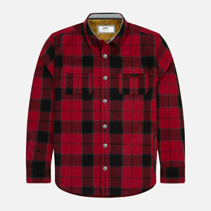 JETTY Sherpa Jacket, Men's Size Large, NWT, Red black plaid